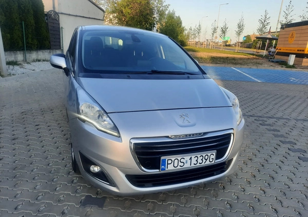 Peugeot 5008 cena 36500 przebieg: 230000, rok produkcji 2014 z Swarzędz małe 379